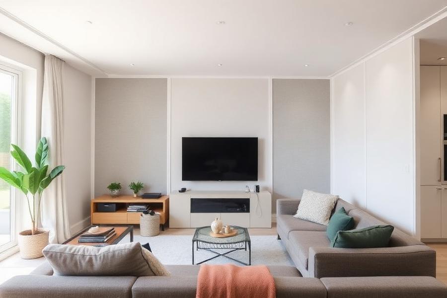 Lounge skim & finish · Allerton